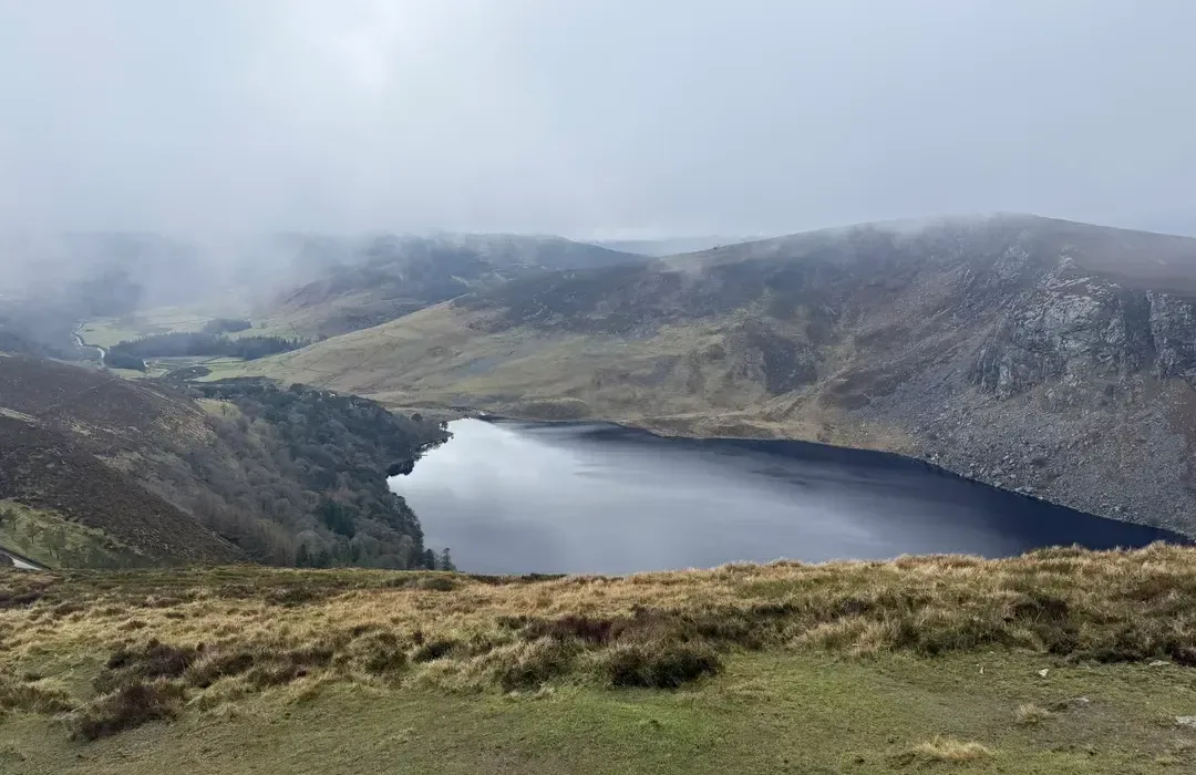 The Wicklow Way above Lough Tay — Stage 2, Knockree to Roundwood
